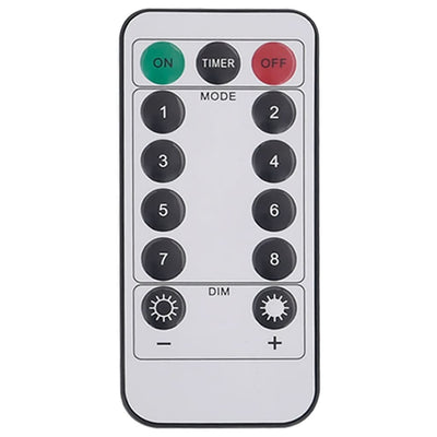 Lämmin valkoinen starburst jouluvalot Porfira 17cm (140 led-valoa 8 kpl)