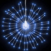 Starburst jouluvalot 140 LED-valoa 2 kpl kylmä valkoinen 17 cm
