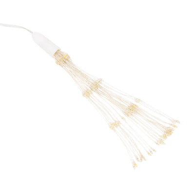 Monivärinen starburst jouluvalot Porfira 17cm (140 led-valoa 8 kpl)