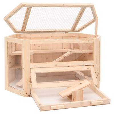 Hamsterin häkki 80x40x43 cm täysi kuusi