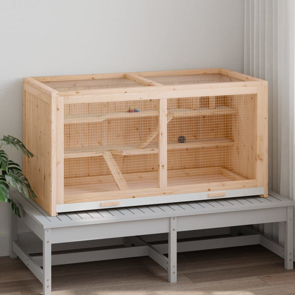 Puinen hamsterin häkki Iorgos 104x52x54cm (kuusi)