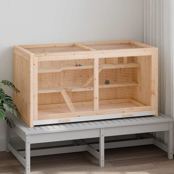 Puinen hamsterin häkki Iorgos 89,5x45x45cm (kuusi)