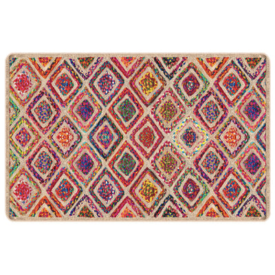 Monivärinen matto pestävä Ifte 190x300cm (liukumaton)