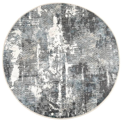 Monivärinen matto pestävä Ifte Ø 120cm (liukumaton)