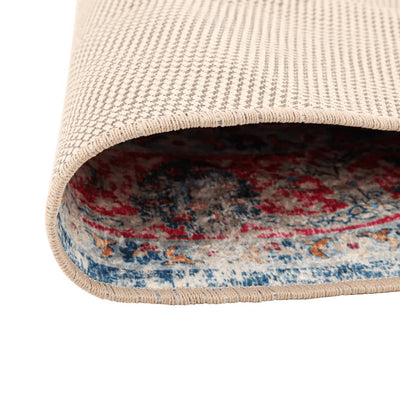 Monivärinen matto pestävä Ifte Ø 120cm (liukumaton)