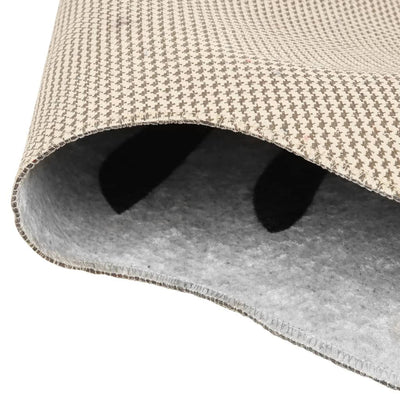 Mustavalkoinen matto Viki 120x170cm (pestävä seeprakuvio liukumaton)