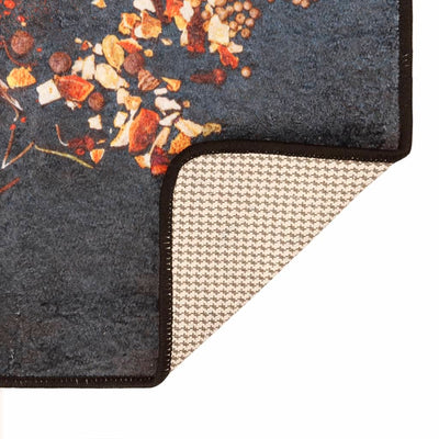 Monivärinen keittiömatto Charalampos 60x180cm (pestävä liukumaton)