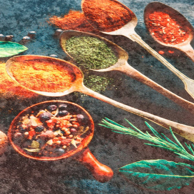 Monivärinen keittiömatto Charalampos 60x180cm (pestävä liukumaton)