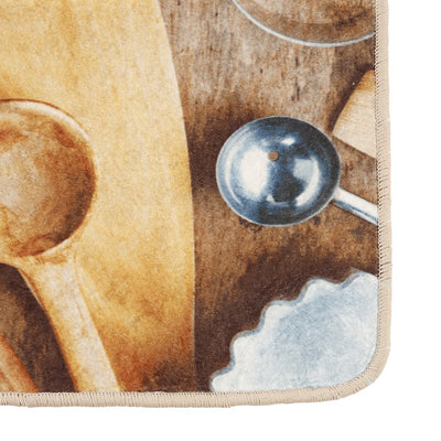 Monivärinen keittiömatto Charalampos 60x180cm (pestävä liukumaton)