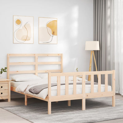 Sängynrunko päädyllä Small Double täysi puu