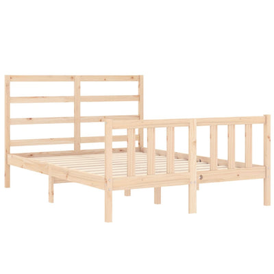 Sängynrunko päädyllä Small Double täysi puu