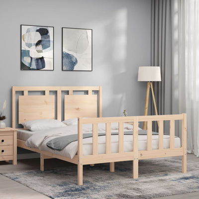 Sängynrunko päädyllä Small Double täysi puu