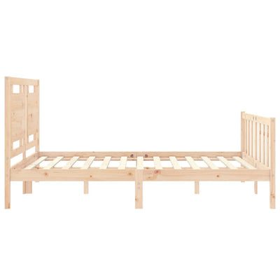 Sängynrunko päädyllä King Size täysi puu