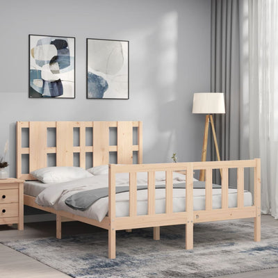 Sängynrunko päädyllä Small Double täysi puu