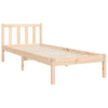 Sängynrunko päädyllä Lusia 90x200cm (puu)