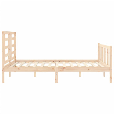 Sängynrunko päädyllä King Size täysi puu