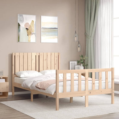Sängynrunko päädyllä Small Double täysi puu