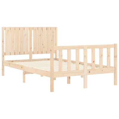 Sängynrunko päädyllä Small Double täysi puu