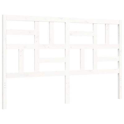 Valkoinen sängynrunko ilman patjaa Codrisoara 160x200cm (mänty)