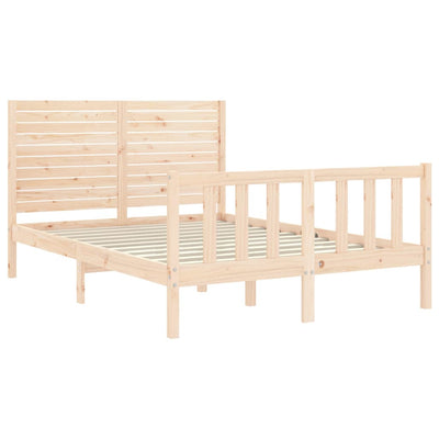 Sängynrunko päädyllä Small Double täysi puu