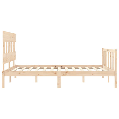 Sängynrunko päädyllä King Size täysi puu
