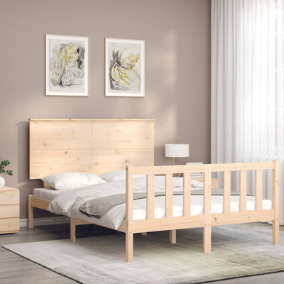 Sängynrunko päädyllä Small Double täysi puu