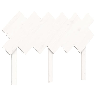 Sängynrunko päädyllä valkoinen 4FT Small Double täysi puu