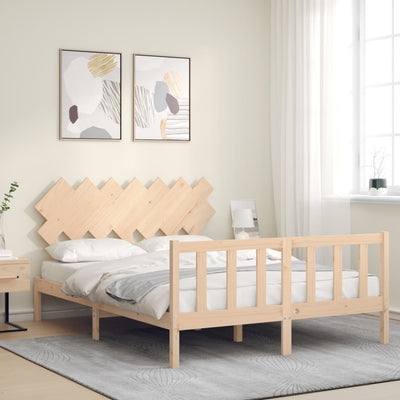 Sängynrunko päädyllä King Size täysi puu