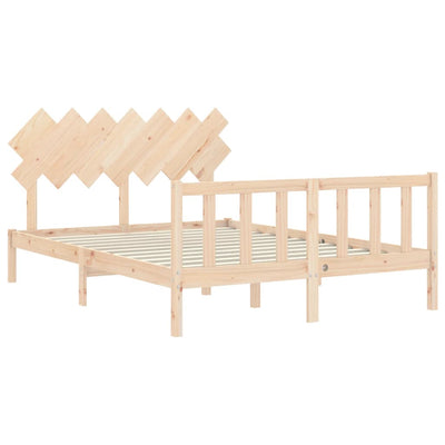 Sängynrunko päädyllä King Size täysi puu
