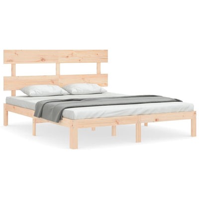 Sängynrunko päädyllä King Size täysi puu
