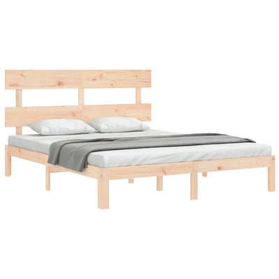 Sängynrunko päädyllä King Size täysi puu