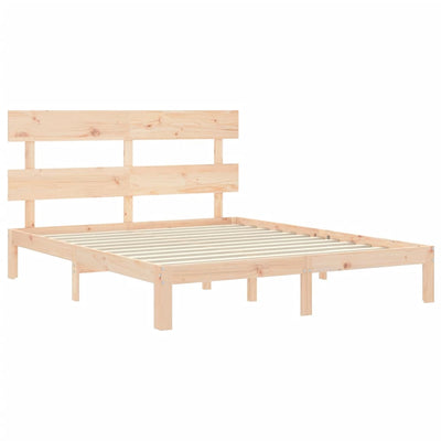 Sängynrunko päädyllä King Size täysi puu