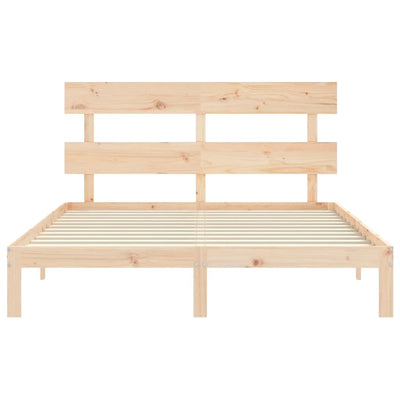 Sängynrunko päädyllä King Size täysi puu