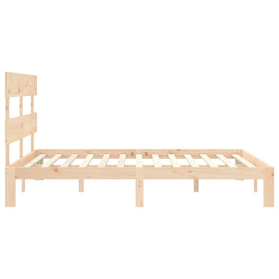 Sängynrunko päädyllä King Size täysi puu