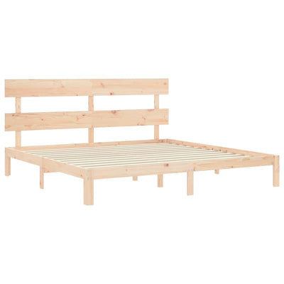 Sängynrunko päädyllä Super King Size täysi puu
