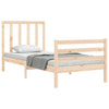 Sängynrunko päädyllä Nola 90x200cm (puu)