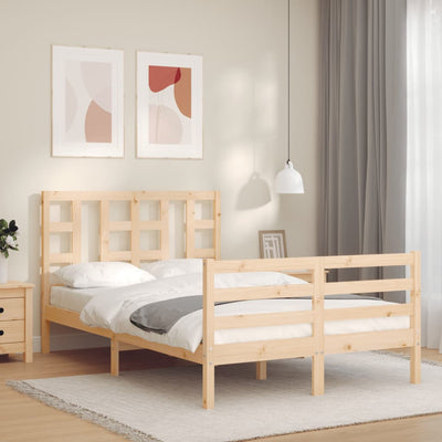 Sängynrunko päädyllä Small Double täysi puu