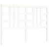 Valkoinen sängynrunko päädyllä Lapadus King Size (puu)