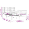 Sängynrunko päädyllä Sabinca 120x200cm (puu)