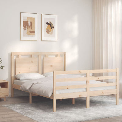 Sängynrunko päädyllä Small Double täysi puu