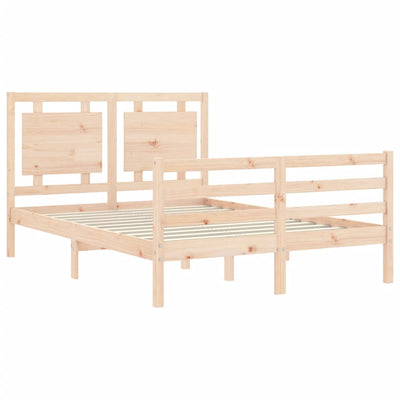 Sängynrunko päädyllä Small Double täysi puu
