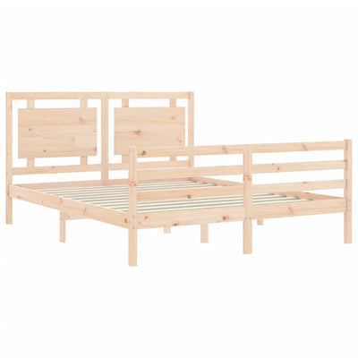 Sängynrunko päädyllä King Size täysi puu