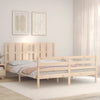 Sängynrunko päädyllä King Size täysi puu