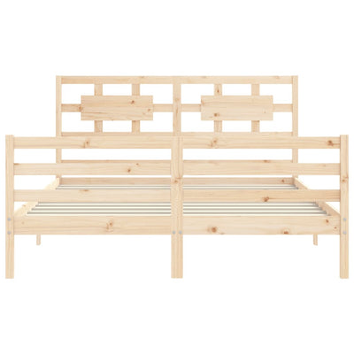Sängynrunko päädyllä King Size täysi puu