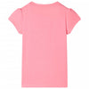 Lasten T-paita neonpinkki 116