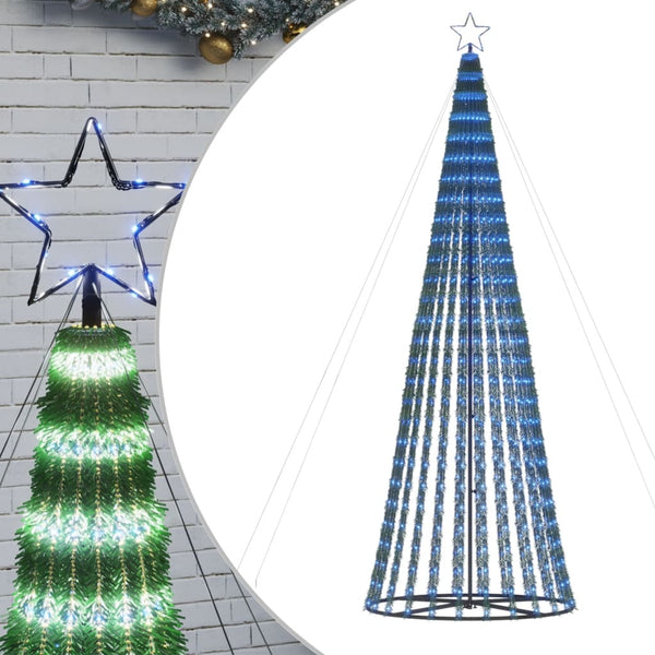 LED joulukuusi 688 sinistä LED-valoa 300 cm
