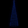 Sinistä led joulukuusi piikeillä Mantilla 300cm (570 led-valoa)
