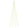 Lämpimän valk. joulukuusivalo lipputankoon Ghiulgen 300cm (550 led-valoa)