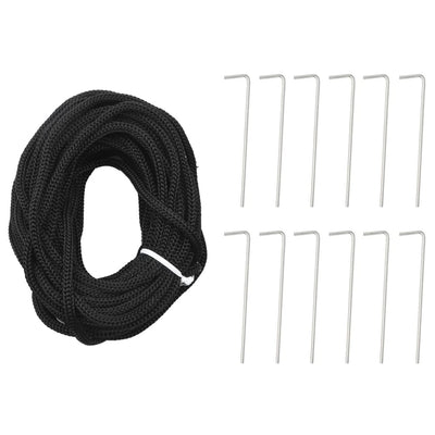 Sinistä joulukuusivalo lipputankoon Ghiulgen 500cm (1534 led-valoa)