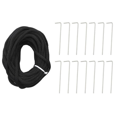 Sinistä joulukuusivalo lipputankoon Ghiulgen 800cm (3000 led-valoa)